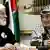 Israel Palästinenser Uri Avnery trifft Jassir Arafat in Ramallah