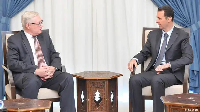 Syrien Russland Treffen Baschar al-Assad Sergej Rjabkow
