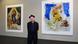 Georg Baselitz standing with two of his works at an exhibition in Dresden, Copyright: picture alliance/dpa Georg Baselitz standing with two of his works at an exhibition in Dresden, Copyright: picture alliance/dpa