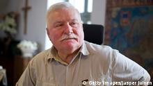GDANSK, POLAND - JUNE 20: Former Polish President and Nobel Peace Laureate Lech Walesa listens while speaking with journalists at his office on June 20, 2012 in Gdansk, Poland. (Photo by Jasper Juinen/Getty Images)