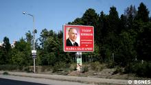Sie zeigen Aufnahmen vom ehemaligen Kommunistenführer Todor Jivkov in Sofia, Bulgarien.