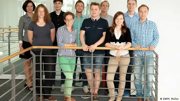 DW's trainees 2013-2015 (photo: Matthias Müller).