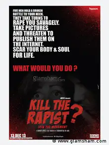 Indien Film Kinoposter Kill the Rapist von Sanjay Chhel