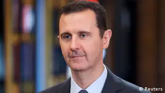 Syrien Konflikt Bashar Assad Porträt 26. Sept 2013