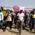 Protestierende Studenten während ASUU Streik in Kano