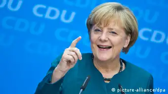 Kanzlerin Merkel nach der Wahl