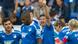 Hoffenheim players celebrate Hoffenheim players celebrate
