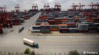 Shanghai Freihandelszone Containerterminal