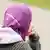 Woman wearing a headscarf