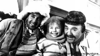 Paul Esser (re.) mit Hans Clarin und Inger Nilsson in dem Film Pippi Langstrumpf (1969)