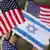 Israeli and US flags (Photo by Uriel Sinai/Getty Images)