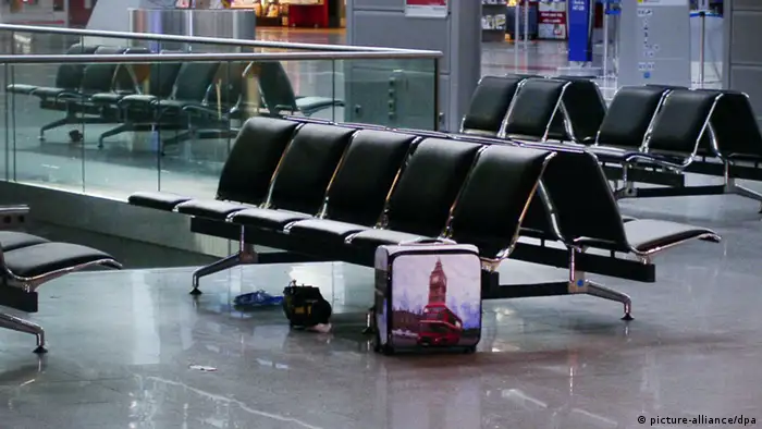 Verdächtiger Koffer am Düsseldorfer Flughafen