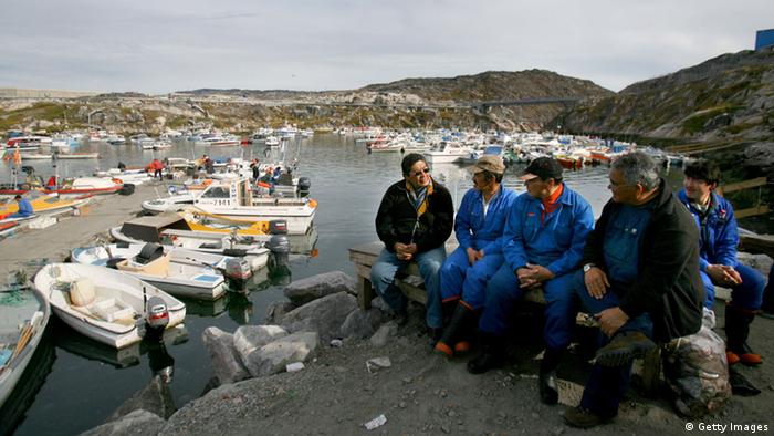 Some Inuit are still able to work in fish processing plants, like here in Ilulissat, Greenland