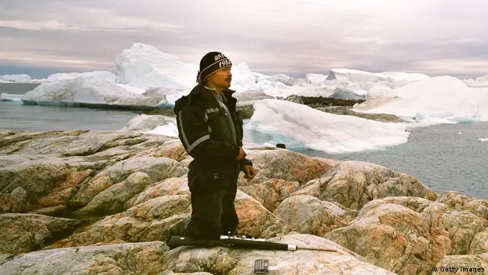 An Inuit fisherman in Greenland