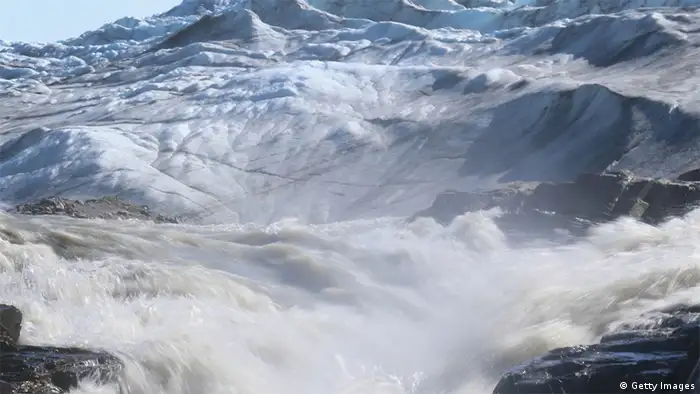 Symbolbild schmelzender Gletscher