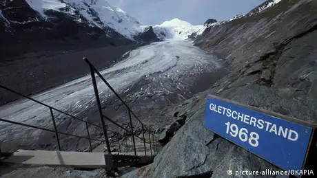 Österreich Geologie Pasterze Gletscher am Großglockner