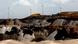 RWE Braunkohle Tagebau Garzweiler Deutschland Großwindanlage RWE Braunkohle Tagebau Garzweiler Deutschland Großwindanlage