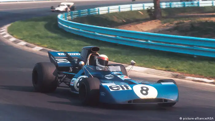 Jackie Stewart beim Grand Prix USA 1971. Foto: dpa-pa