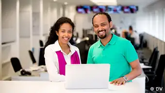 Social-Media mit Lidet Abebe und Mantegaftot Sileshi