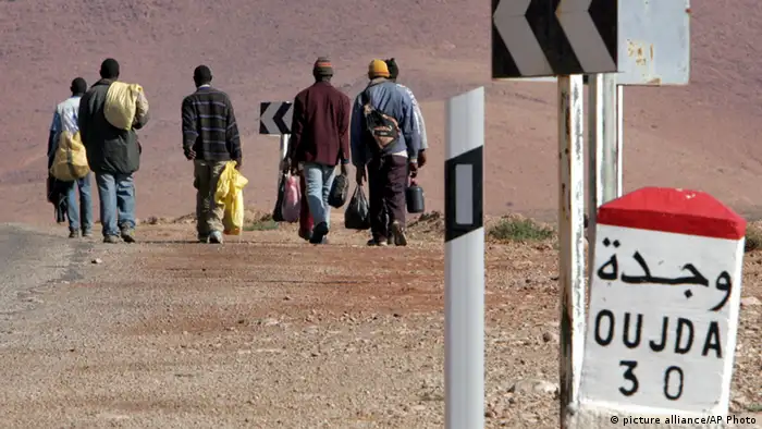 Marokko Migration Afrika Mittelmeer (picture alliance/AP Photo)