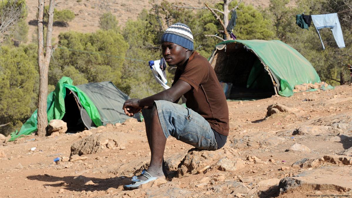 Afrikanische Migranten in Oujda Marokko 2012 (Abdelhak Senna/AFP/GettyImages)