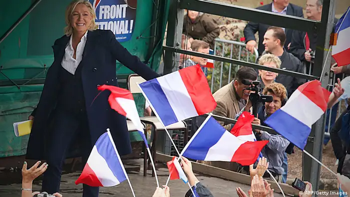 Frankreich Wahl Brignoles National Front Partei Marine Le Pen