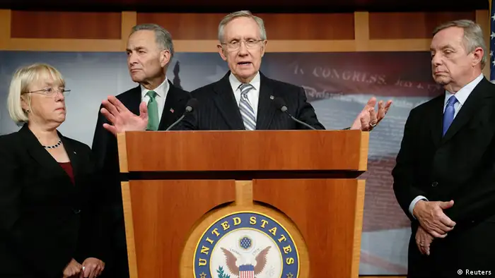 USA Haushaltsstreit Einigung Kompromiss Senator Patty Murray Charles Schumer Harry Reid Dick Durbin
