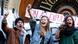 French high school students attend a demonstration in Paris to protest against the expulsion of a 15-year-old Kosovar schoolgirl, Leonarda Dibrani, who was arrested by police during a school trip and deported to Kosovo, and also in support of another deported student of Armenian descent, Khatchik Kachatryan. The slogan reads "An Armenian, a Parisian". REUTERS/Benoit Tessier French high school students attend a demonstration in Paris to protest against the expulsion of a 15-year-old Kosovar schoolgirl, Leonarda Dibrani, who was arrested by police during a school trip and deported to Kosovo, and also in support of another deported student of Armenian descent, Khatchik Kachatryan. The slogan reads "An Armenian, a Parisian". REUTERS/Benoit Tessier