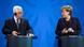 German Chancellor Angela Merkel (R) and Palestinian President Mahmoud Abbas address a news conference after talks in Berlin (photo via Reuters) German Chancellor Angela Merkel (R) and Palestinian President Mahmoud Abbas address a news conference after talks in Berlin (photo via Reuters)