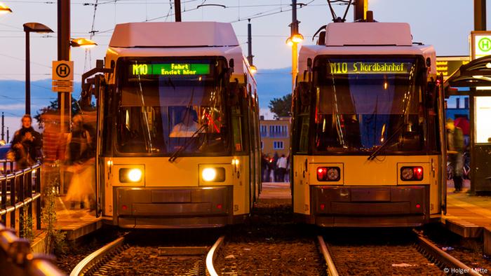 Tram stop in Berlin