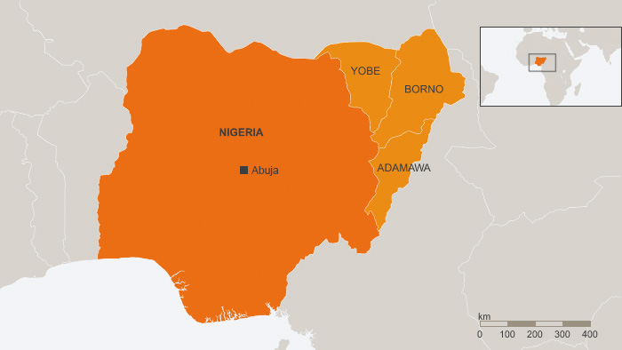 Karte Nigeria (Foto: DW)