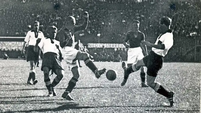 Fußball Länderspiel Deutschland - Ungarn 1938