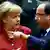 مرکل و اولاند، رهبران آلمان و فرانسه در نشست اتحادیه اروپا