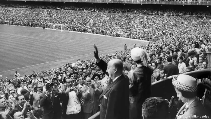 Diktator Franco Fußballspiel 1964