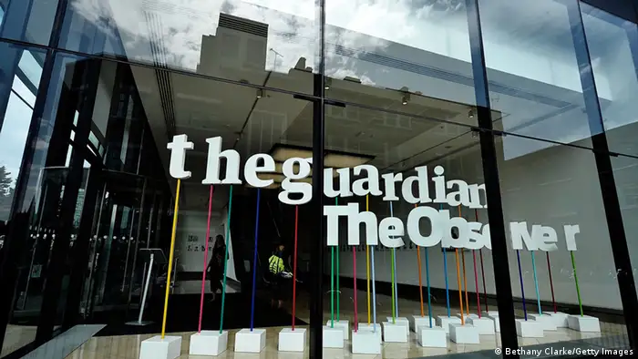 Hauptquartier der Tageszeitung The Guardian in London