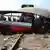 Mabaki ya basi la abiria lililogongwa na treni jijini Nairobi