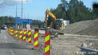 Дорожное строительство в районе города Лаппенранта