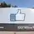 The Facebook thumbs up trademark on a sign in California (C) EPA/PETER DaSILVA