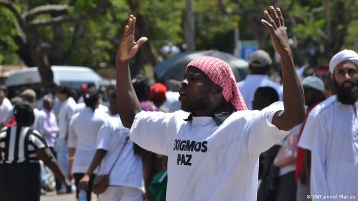 Manifestação em Maputo contra raptos e conflitos em Moçambique (arquivo)