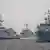Kriegsschiffe der NATO-Bündnisstaaten beim See-Manöver am 02.11.2013 vor der Küste Polens (Foto: picture alliance / dpa)