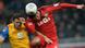 Fußball, Bundesliga, 11. Spieltag: Eintracht Braunschweig - Bayer 04 Leverkusen am 02.11.2013 im Eintracht Stadion in Braunschweig (Niedersachsen). Der Braunschweiger Ken Reichel (l) und Leverkusens Emre Can kämpfen um den Ball. Foto: Peter Steffen/dpa (Wichtiger Hinweis: Aufgrund der Akkreditierungsbestimmungen der DFL ist die Publikation und Weiterverwertung im Internet und in Online-Medien während des Spiels auf insgesamt fünfzehn Bilder pro Spiel begrenzt.) +++(c) dpa - Bildfunk+++ Fußball, Bundesliga, 11. Spieltag: Eintracht Braunschweig - Bayer 04 Leverkusen am 02.11.2013 im Eintracht Stadion in Braunschweig (Niedersachsen). Der Braunschweiger Ken Reichel (l) und Leverkusens Emre Can kämpfen um den Ball. Foto: Peter Steffen/dpa (Wichtiger Hinweis: Aufgrund der Akkreditierungsbestimmungen der DFL ist die Publikation und Weiterverwertung im Internet und in Online-Medien während des Spiels auf insgesamt fünfzehn Bilder pro Spiel begrenzt.) +++(c) dpa - Bildfunk+++