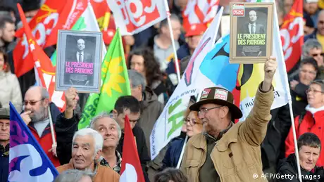 Großkundgebung gegen Jobverlust in der Bretagne