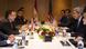 U.S. Secretary of State John Kerry (2nd R) meets with Egypt's Foreign Minister Nabil Fahmy (2nd L) in Cairo November 3, 2013. Kerry arrived in Cairo on Sunday for talks with Egypt's army-backed government, a day before the country's deposed Islamist president goes on trial. Kerry will discuss political transition in the country and how that affects bilateral ties with Washington, a senior State Department official said. REUTERS/Jason Reed (EGYPT - Tags: POLITICS) U.S. Secretary of State John Kerry (2nd R) meets with Egypt's Foreign Minister Nabil Fahmy (2nd L) in Cairo November 3, 2013. Kerry arrived in Cairo on Sunday for talks with Egypt's army-backed government, a day before the country's deposed Islamist president goes on trial. Kerry will discuss political transition in the country and how that affects bilateral ties with Washington, a senior State Department official said. REUTERS/Jason Reed (EGYPT - Tags: POLITICS)
