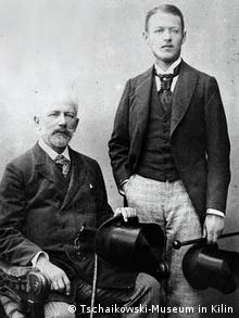 Tchaikovsky with his nephew Vladimir Davydov Copyright: Tchaikovsky Museum in Klin