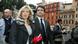 Alessandra Mussolini, head of the extreme-right party A.S. (Social Action) and granddaughter of former Italian dictator Benito Mussolini, walks with Roberto Fiore, leader of "Forza Nuova" in the streets of Rome. Alessandra Mussolini, head of the extreme-right party A.S. (Social Action) and granddaughter of former Italian dictator Benito Mussolini, walks with Roberto Fiore, leader of "Forza Nuova" in the streets of Rome.