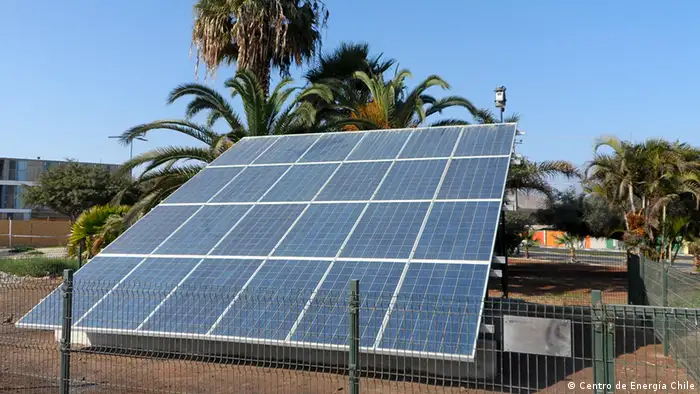 Chile Solarenergie Fotovoltaikenergie