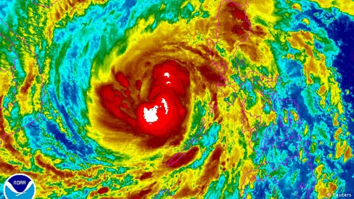 Taifun Haiyan (Satellitenbild)