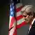 US-Außenminister John Kerry am Mikrofon vor US-Flagge (Foto: Reuters/Jason Reed)