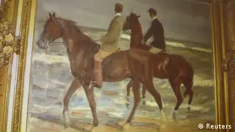 Zwei Reiter am Strand Gemälde Max Liebermann Cornelius Gurlitt