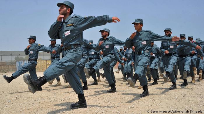 Kadetten der afghanische Nationalpolizei